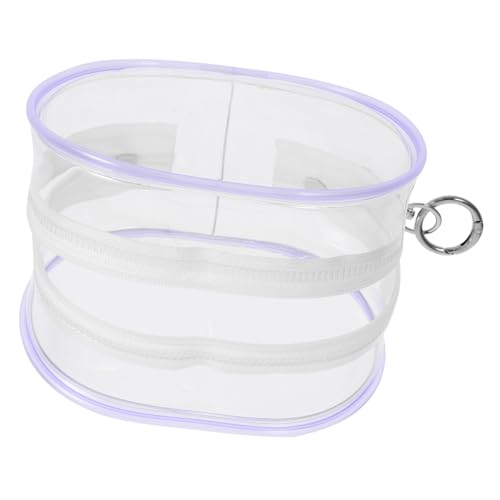 KONTONTY Puppenausflugstasche Puppenbeutel Hängender Jalousiekoffer Puppentaschenanhänger Puppenaufbewahrung Mini Transparente Tasche Vitrine Für Sammlerstücke Tasche Für Actionfiguren PVC von KONTONTY