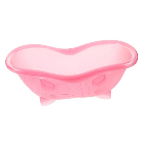 KONTONTY Puppenbadewanne Miniaturbadewanne Für Puppenhaus Badezimmerzubehör Für Kreative Spielwelten Ideal Für Puppenliebhaber Und Sammler Vielseitig Einsetzbar Und Farbenfroh von KONTONTY