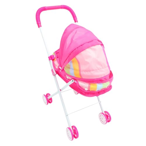 KONTONTY Spielzeug Baby Spielbogen Baby Puppenwagen Mini Für Babys Möbel Dolly Mini Babypuppen Kinderwagen Babys Puppen Kinderwagen Wagen Mädchen Kinderspielzeug Kinderspielzeug Oxford Tuch von KONTONTY