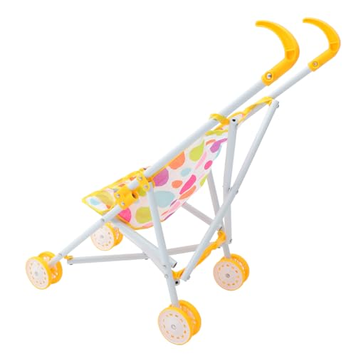 KONTONTY Puppenwagen Toys mädchen Puppen babywagen Toy for The Teachers doll Stroller Kinderwagen spielzeuge Mini Kuscheltier Spielhauszubehör Puppensachen Oxford-Stoff von KONTONTY