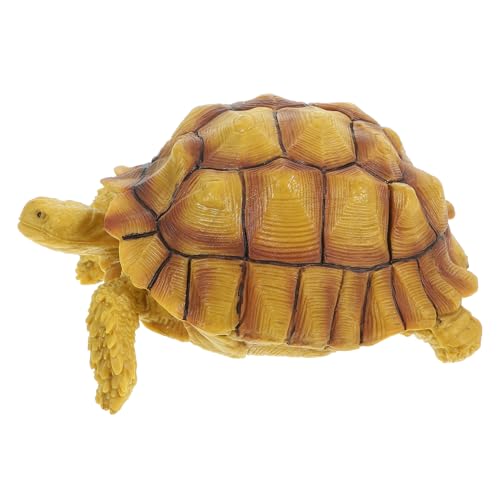 KONTONTY Schildkröte Stofftier Realistische Schildkröten Figurine Simulation Modell Für Frühe Bildung Lebensechte Schildkröten Statue Ideal Als Oder Gartendekoration Schildkröte Deko von KONTONTY