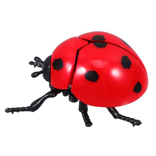 KONTONTY Realistisches Aufzieh Marienkäfer für Mechanisches Käfermodell mit Lebensechtem Design Fördert Feinmotorik und Hand Auge Koordination für Drinnen und Draußen KONTONTY Realistisches Aufzieh Marienkäfer für Mechanisches Käfermodell mit Lebensechtem Design Fördert Feinmotorik und Hand Auge Koordination für Drinnen und Draußen von KONTONTY