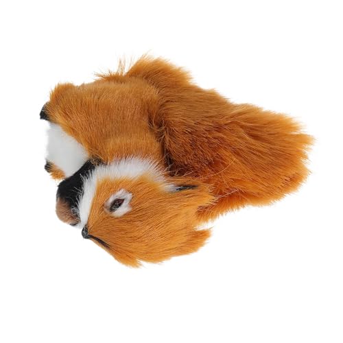 KONTONTY Realistisches Eichhörnchen Plüschpuppe Deko Tierfigur mit Detailgetreuer Fellstruktur Vielseitig Einsetzbar Fotorequisite Naturgetreu Braun KONTONTY Realistisches Eichhörnchen Plüschpuppe Deko Tierfigur mit Detailgetreuer Fellstruktur Vielseitig Einsetzbar Fotorequisite Naturgetreu Braun von KONTONTY