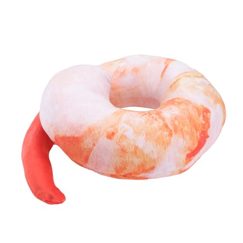 KONTONTY Realistisches Garnelen üschspielzeug Großes Shrimps Kissen Kuscheliges Shrimp Kuscheltier Ideales Für Und Sammler üße Deko Für Zuhause von KONTONTY