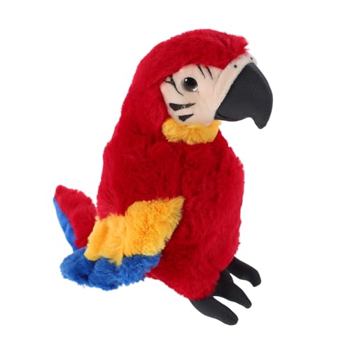 KONTONTY Realistisches Papagei Stofftier Plüschvogel mit Weichem Material und Detailgetreuer Verarbeitung Lebensecht Gestaltetes Kuscheltier für Wohnkultur und Kreative Partydekorationen KONTONTY Realistisches Papagei Stofftier Plüschvogel mit Weichem Material und Detailgetreuer Verarbeitung Lebensecht Gestaltetes Kuscheltier für Wohnkultur und Kreative Partydekorationen von KONTONTY