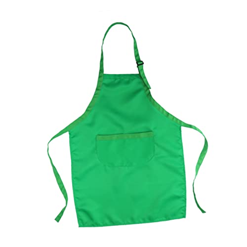 KONTONTY Satz Kochen Ärmel kinderkochmütze kochmützen für kinderküchenzubrhör Kochjacke für Kleiner Koch Kinderkoch-Spielset Handschelle zum Kochen für Green von KONTONTY