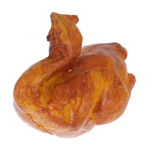 KONTONTY Simulation Roast Chicken Modell Dekofigur Lebensecht Kreatives Küchenschrank Accessoire Braun für Garten Heim Party KONTONTY Simulation Roast Chicken Modell Dekofigur Lebensecht Kreatives Küchenschrank Accessoire Braun für Garten Heim Party von KONTONTY