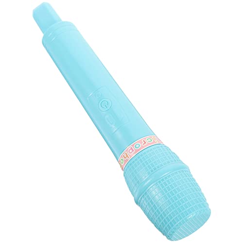 KONTONTY Simulationsmikrofonmodell Karaoke für Microphone Kid Toys Kinderkostüme Mikrofon für Partygeschenke gefälschtes Mikrofon für Plastik Blue von KONTONTY