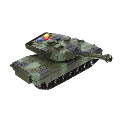 KONTONTY Simulierter Panzer Entzückendes Panzerspielzeug Für Kinder Trägheitsauto Für Kinder Babyspielzeug Miniatur-panzerspielzeug Trägheitstank Für Jungen Kinderauto Modell Abs von KONTONTY