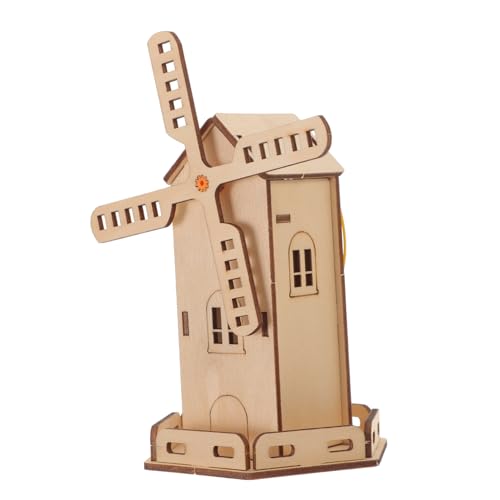KONTONTY Solar Windmühle Bausatz aus Holz Solar Betriebenes DIY für Einfach Zusammenzubauen Sicherer Holzbausatz für Kreative Gartenspiele und Stem Lernen für Junge Mädchen und Jungen KONTONTY Solar Windmühle Bausatz aus Holz Solar Betriebenes DIY für Einfach Zusammenzubauen Sicherer Holzbausatz für Kreative Gartenspiele und Stem Lernen für Junge Mädchen und Jungen von KONTONTY