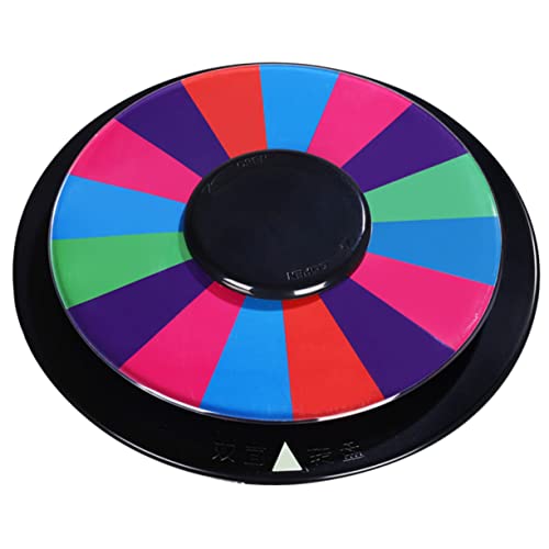 KONTONTY Spielpreisrad Domino Rad für Preise Preisrad-Spiel Karneval Rad Drehscheibe orgien Drinking Game Drehpfeil trinkspiel Party-Preisrad Preisrad für Glück Roulette-Rad Acryl von KONTONTY