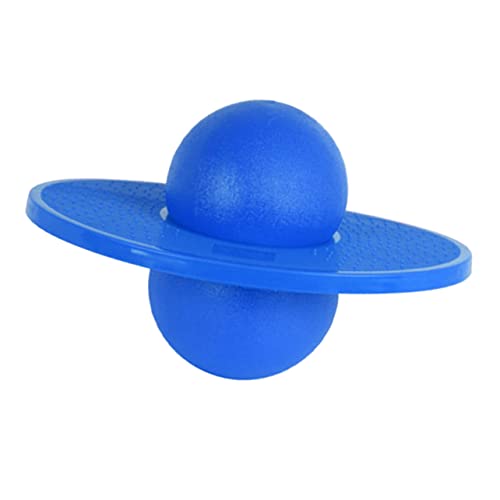 KONTONTY Springender Ball Trainingsball Springball Balance-Bounce-Board Gymnastikball Blau Gleichgewichtsball Kind Luft Tritt Gymnastikbälle Prallen Übungsball Blue von KONTONTY