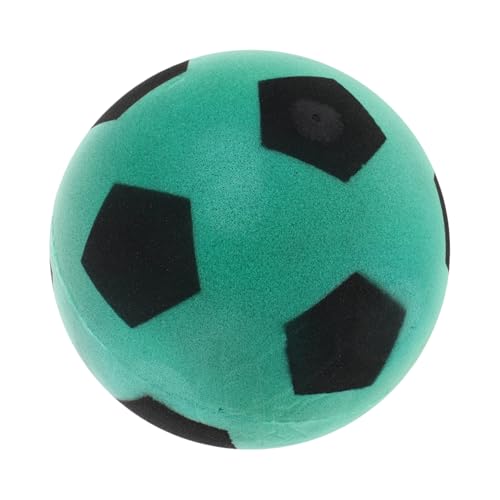 KONTONTY Stiller Fußball Jonglieren Mit Fußball Hallenfußball Für Kleinkinder Hallenfußball Für Den Heimgebrauch Hausfußball Weicher Fußball Für Das Fußball Drinnen Green Pu-Schaum von KONTONTY