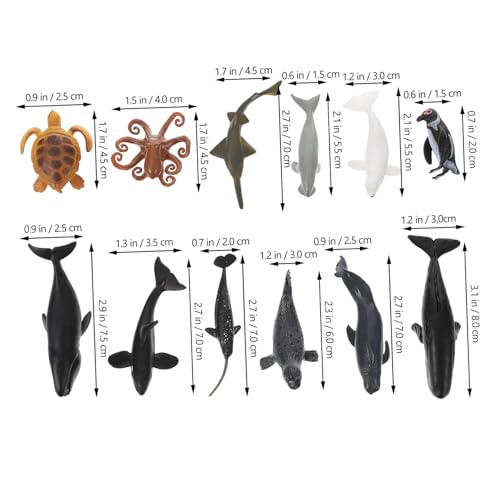 KONTONTY Teiliges Realistische Meerestiere Spielfiguren aus Langlebigem Material Pädagogisches Meereslebewesen Modellspielzeug für Frühkindlichen Bildung und Kognitiven für Zuhause und KONTONTY Teiliges Realistische Meerestiere Spielfiguren aus Langlebigem Material Pädagogisches Meereslebewesen Modellspielzeug für Frühkindlichen Bildung und Kognitiven für Zuhause und von KONTONTY