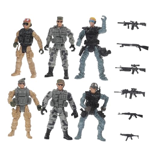 KONTONTY Teiliges Soldaten Mini Figuren Realistische Kleine Spielfiguren aus Sicherer Farbe Vielseitige Dekoration für Modellbau Garten und für Militärfans KONTONTY Teiliges Soldaten Mini Figuren Realistische Kleine Spielfiguren aus Sicherer Farbe Vielseitige Dekoration für Modellbau Garten und für Militärfans von KONTONTY