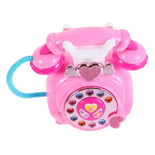 KONTONTY Telefon Musik und Geschichten Realistisches Nachahmungstelefon für Mädchen Pädagogisches Lernspielzeug für Kleinkinder Interaktives Kindertelefon für Zuhause und Outdoor Spielspaß KONTONTY Telefon Musik und Geschichten Realistisches Nachahmungstelefon für Mädchen Pädagogisches Lernspielzeug für Kleinkinder Interaktives Kindertelefon für Zuhause und Outdoor Spielspaß von KONTONTY
