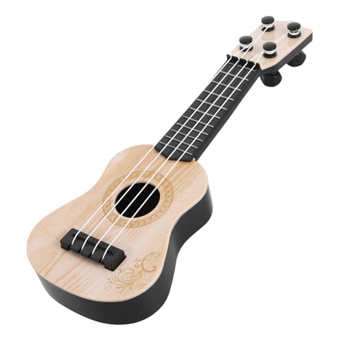 KONTONTY Starke Nylonsaiten Ukulele Für Jungen Und Mädchen Mini-akustikgitarre Spielzeug Musikinstrumente Für Kleinkinder Pädagogisches Ukulelenspielzeug von KONTONTY