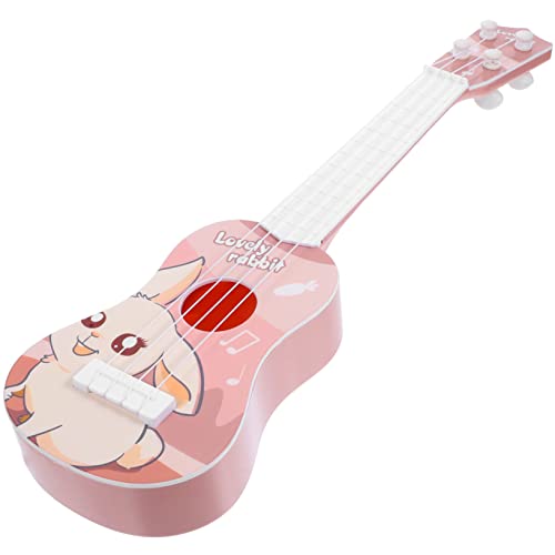 KONTONTY Ukulele Gitarre Für Kinder Musikalisches Spielzeug Kleinkind Musikinstrument Spielzeug Simulation Gitarre Musikalisches Lernspielzeug Für Kinder Kinderinstrument Spielzeug Plastik von KONTONTY