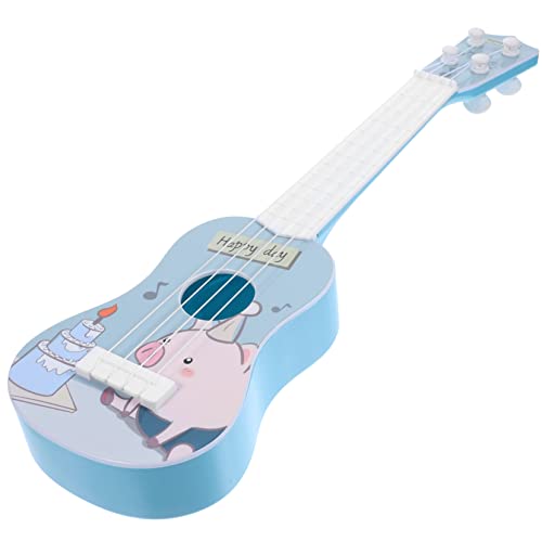 KONTONTY Ukulele Kinder Gitarre Gitarren für Kinder Spaßiges Musikspielzeug Kindergitarre für Jungen Musikspielzeug für Kindergitarre kleines Gitarrenmodell Kindergitarrenmodell Plastik von KONTONTY