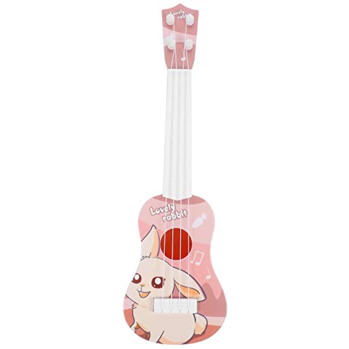 KONTONTY Ukulele Kinderspielzeug Jungs Gitarre für Anfängerkinder Mini-Gitarrenspielzeug kinderinstrumente musikinstrumente für Gitarre aus Plastik Gitarrenspielzeug aus Kunststoff von KONTONTY