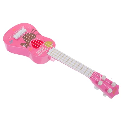 KONTONTY Ukulele für kinderinstrumente musikinstrumente e-egitarre Music Instruments for Kleinkind Ukulele Ukulele-Modell für Kleinkinder Plastik Rosa von KONTONTY