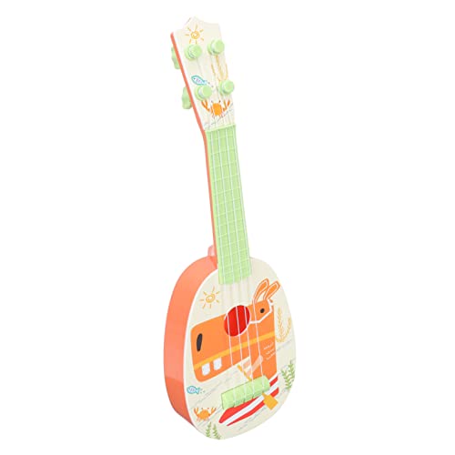 KONTONTY Ukulele kinderinstrumente musikinstrumente Musikinstrument Gitarrenspielzeug Musikalisches Musikinstrumentenmodell Anfängerinstrument Plastik von KONTONTY