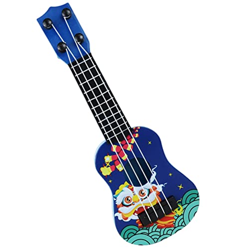 KONTONTY Musikinstrumente Kinder Ukulele Kinderinstrumente Musikinstrumente Musikinstrument Ukelele for Guitar Gitarre Vorgeben Bausatz Dekorative Kindergitarre Miniaturspielzeug Abs Blue von KONTONTY