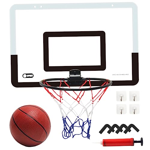 KONTONTY Basketballkorb Indoor Kinder Faltbares Basketball Set Für Robustes Für Drinnen Und Draußen Ideal Zum Korbwerfen Und Spaßiges Für Jungen Und Ädchen / 1 Set Indoor Basketballkorb Kinder von KONTONTY