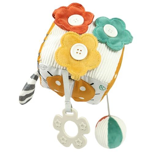 KONTONTY Würfelspielzeug Mehrfunktional Motorikwürfel Lernspielzeug für Frühe Entwicklung mit Bunten Cartoon mustern zur Kognitiver Fähigkeiten und Sensorischer Interaktion KONTONTY Würfelspielzeug Mehrfunktional Motorikwürfel Lernspielzeug für Frühe Entwicklung mit Bunten Cartoon mustern zur Kognitiver Fähigkeiten und Sensorischer Interaktion von KONTONTY