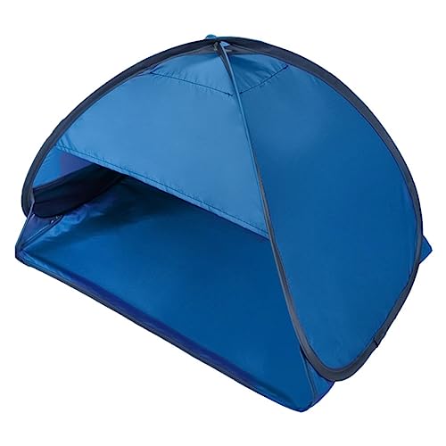 KONTONTY Zelt Sonne Strandüberdachung -Strand-Essentials Wasserdicht Strandhütte im Freien Family Tent namiot plażowy Garden Tent Strand Muscheln Camping Tent strandmuscheln Blue von KONTONTY