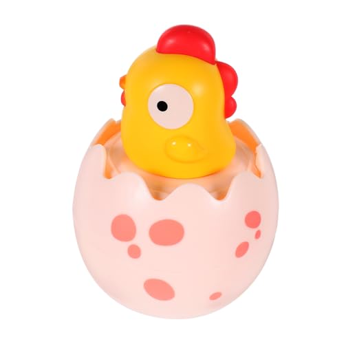 KONTONTY für die Babyparty für die Badewanne interaktives badespielzeug ab 6 Monate bevorzugen Cartoon-Tier-Badewannenspielzeug Plastik Yellow von KONTONTY