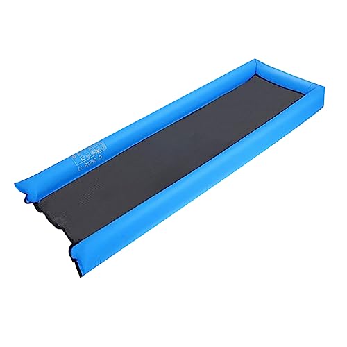 KONTONTY schwimmende Reihe tragbar Liege Luft Schwebend Zelt Wanne wassersessel aufblasbar Pool Stuhl aufblasbar floaties aufblasbares Schwebebett aufblasbare Schwimmmatte 100% Nylon Blue von KONTONTY