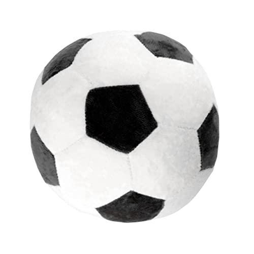 KONTONTY üsch Fußball Adorable 18CM Schwarzes Und Weißes Fußball Modell Für Ideales Und Dekoratives Element Für Die Wohnung Perfekt Für Fußballfans Und Spielzeugliebhaber von KONTONTY