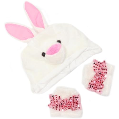 KONTONTY üsch Hasenohren Hut Mit Beweglichen Ohren Lustige Bunny Kopfbedeckung Für Und Erwachsene Ideal Für Kostümpartys Ostern Cosplay Und Foto Requisiten von KONTONTY