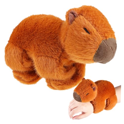 KONTONTY üsch Slap Bracelet Capybara Kuscheltier üßer üscharmreif Weiche Und Niedliche Capybara Umarmbares Stofftier Für Perfektes Und Für Zuhause von KONTONTY