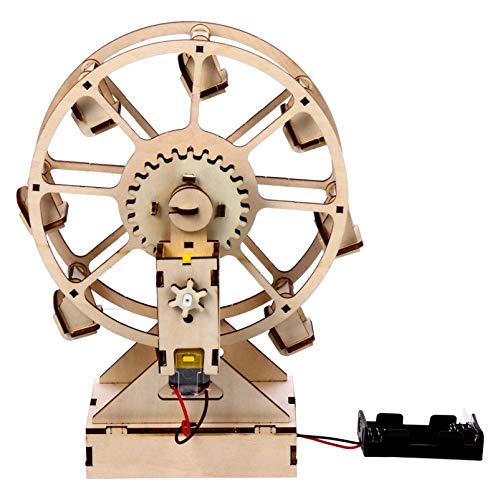 KONTONTY 3D-Puzzle-bausatz Für Jungen Und Mädchen Holzpuzzles Für Jungen Und Mädchen Kreatives Lernspielzeug Riesenradmodell von KONTONTY