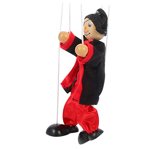 Marionette Spielzeug für Kinder kinderspielzeug geschke The Hand Puppet Puppen für Kinder Erwachsene Puppe Piratenspielzeug Kinderpuppen Clown-Puppen Bauchrednerpuppen Holz KONTONTY von KONTONTY