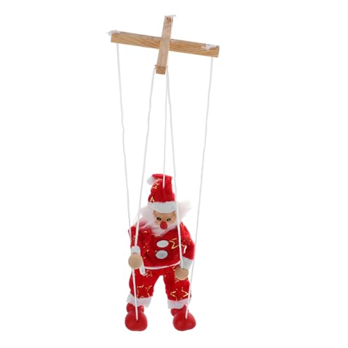 Schnur Weihnachtspuppenspielzeug Weihnachtsdekorationen Weihnachtsmannpuppe Weihnachtsmannfiguren Marionettenpuppe Marionettenpuppe Für Kinder Marionettenpuppen Lustige KONTONTY von KONTONTY