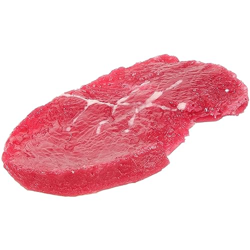 Steakimitat Gefälscht Dekorative Steakscheibe Rindfleischfälschung Kartoffel Lebensechtes Steak in Der Küche Zerschmetterer Künstliche Lebensmittel-Requisiten Essen Werkzeug Harz KONTONTY von KONTONTY