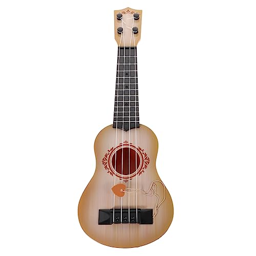 Ukulele kinderinstrumente musikinstrumente für Musikalisches für Kinderukulele Gitarrenspielzeug für Gitarre Plastik Khaki KONTONTY von KONTONTY