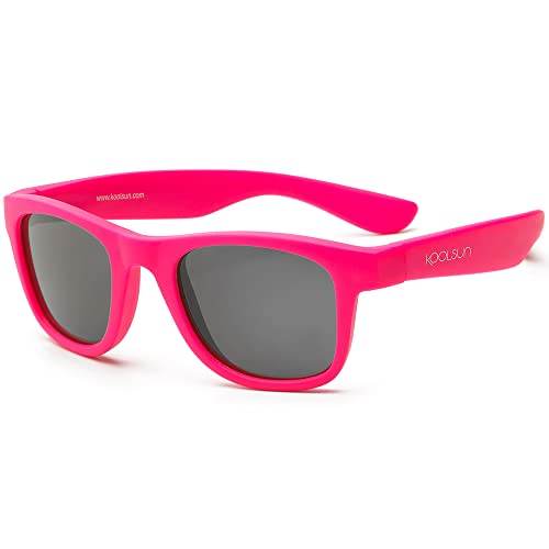 KOOLSUN - Wave - Kinder Sonnenbrille - Neonrosa - 3-10 Jahre - UV400 - Kategorie 3 von KOOLSUN