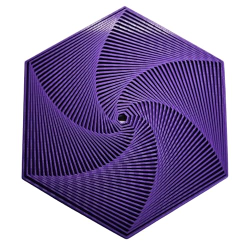 3D Printing Fidget Hexagon, Anti-Anxiety Stress Relief Sensory Fidget Toy for Kids Adults, Pocket Size Hexagon Spiral Toys for Maintaining Focus and Keeping Idle Hands Busy (C) von KOOMAL