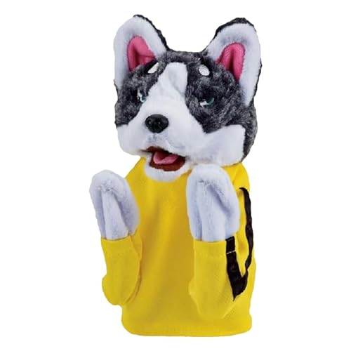 Animal Hand Puppets, Interactive Husky Boxing Plush Dolls with Sound and Boxing Action, Toddler Animal Plush Toy, Role Play Toy for Imaginative Play von KOOMAL