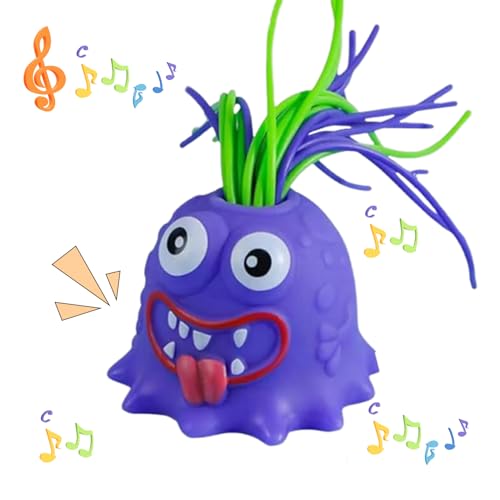 Hair Pulling Screaming Monster Fidget Toys Sensory Toys Stress Relief Toy (Purple) von KOOMAL