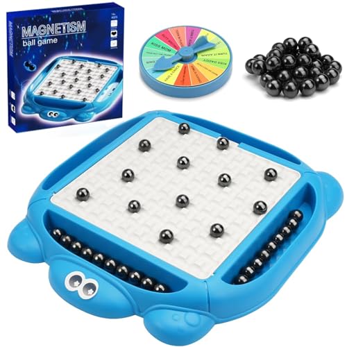 Magnetic Chess Game Set with 32 Magnetic Stones, Strategy Game Board Games Family Party Game for Kids Adults von KOOMAL