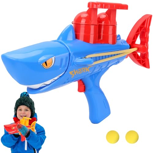 Snow Ball Maker Launcher, Winter Snow Ball Shooter Outdoor Snow Fight Toy for Kid Adult Winter Outdoor Game (Blue) von KOOMAL