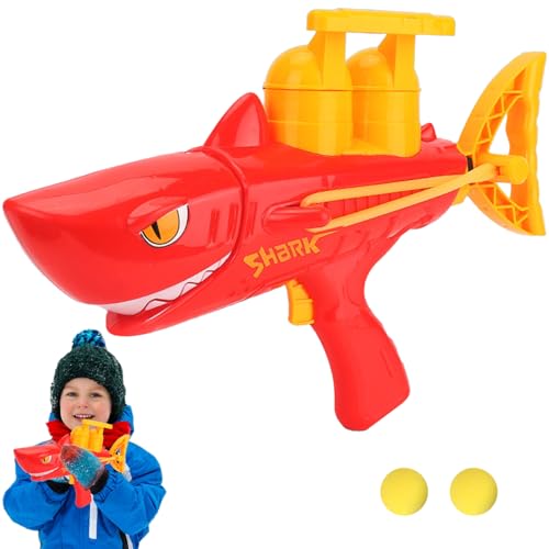 Snow Ball Maker Launcher, Winter Snow Ball Shooter Outdoor Snow Fight Toy for Kid Adult Winter Outdoor Game (red) von KOOMAL