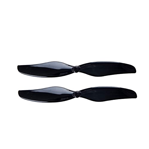 Propellerflugzeug-Ersatzteil, 2-Blatt-PC-Propeller, for Tello 3 Zoll FPV Racing Freestyle Toothpick-Drohnen 1 mm(Size:8Pairs Black) von KOPHENIX