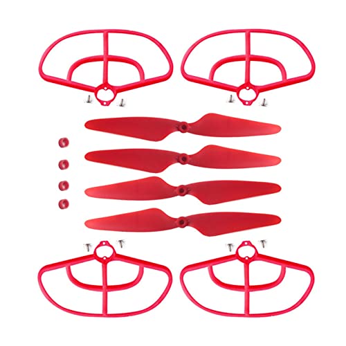 Propellerflugzeug-Ersatzteil, 4 Propellerschutzring rot, for MJX B2C B2W RC Quadcopter Spielzeugmodell UAV Teile Flugzeugteile von KOPHENIX