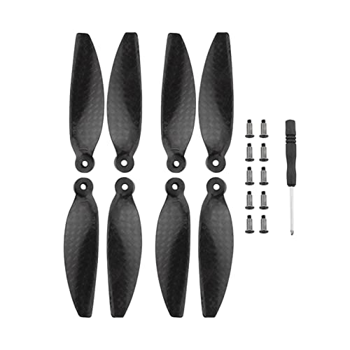 Propellerflugzeug-Ersatzteil, 1/2/4 Paar geräuscharme Kohlefaser-Propellerblätter mit Schraubenschlag, for DJI Mavic Mini(Size:2 Pair) von KOPHENIX